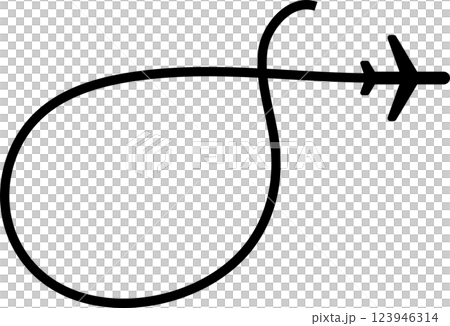 Airplane routes set, plane paths, travel Airplane routes set, plane paths, travel 123946314