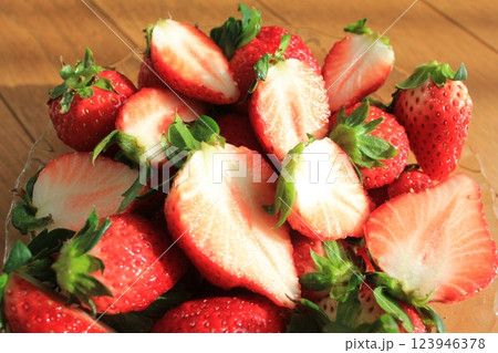 いちご     ▼・▼・・▼・strawberry・▼・・▼・▼ いちご     ▼・▼・・▼・strawberry・▼・・▼・▼ 123946378