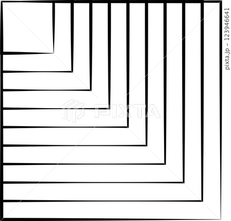 Square blend out line. Graphic design elements Square blend out line. Graphic design elements 123946641