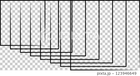 Square blend out line. Graphic design elements Square blend out line. Graphic design elements 123946649