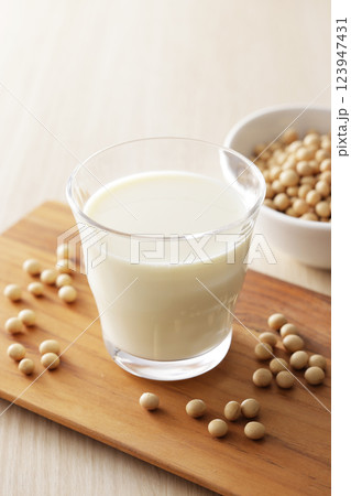 豆乳 123947431