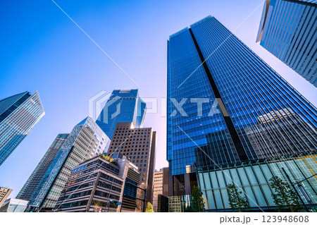 日本の東京都市景観　虎ノ門アルセアタワー爆誕！ 123948608