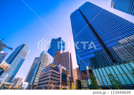 日本の東京都市景観　虎ノ門アルセアタワー爆誕！ 123948609