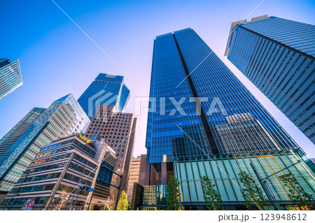 日本の東京都市景観　虎ノ門アルセアタワー爆誕！ 123948612