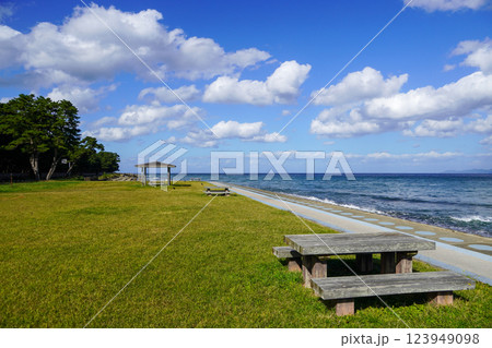 石崎海岸・青森県外ヶ浜町平舘田の沢 石崎海岸・青森県外ヶ浜町平舘田の沢 123949098