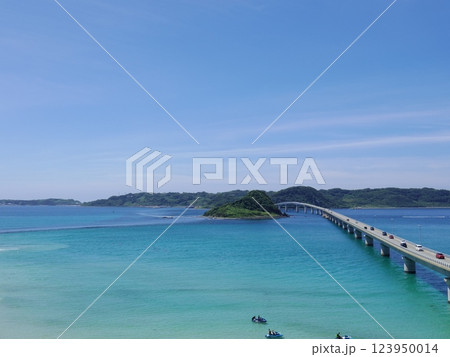 角島展望台より望む絶景(山口県下関市) 123950014