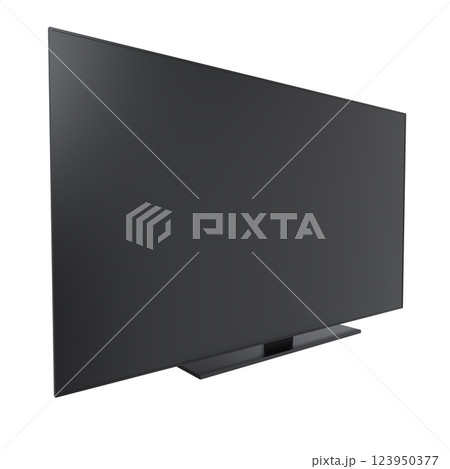 Modern flat screen television isolated on white background Modern flat screen television isolated on white background 123950377