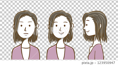 Young woman (bust up) 123950947