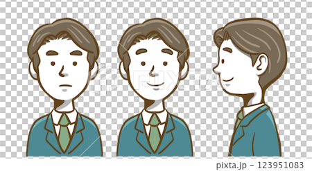 Young man in a suit (bust up) Young man in a suit (bust up) 123951083