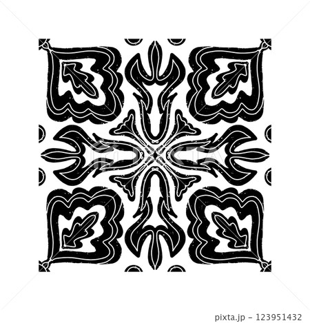 set of grunge floral decorative elements set of grunge floral decorative elements 123951432