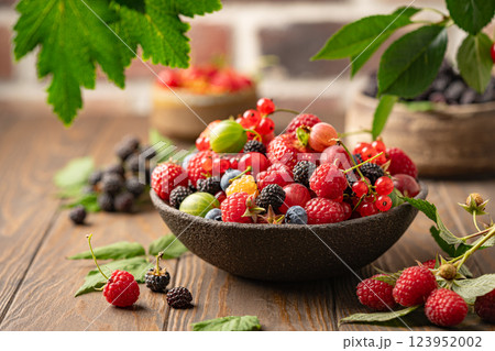 Various fresh berries Various fresh berries 123952002