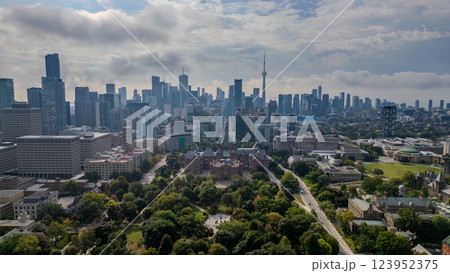 Aerial View of Toronto, Canada Stunning Cityscape from Above 123952375