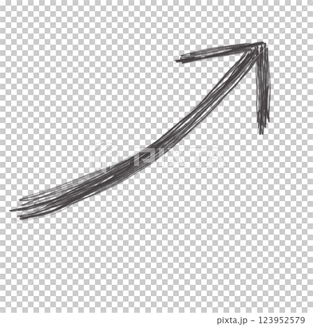 Hand drawing arrow symbol icon for decorate 123952579