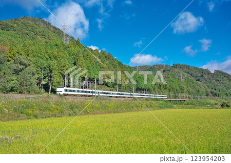 【湖西線を走るサンダーバード 683系】 撮影場所：滋賀県高島市マキノ町海津 123954203