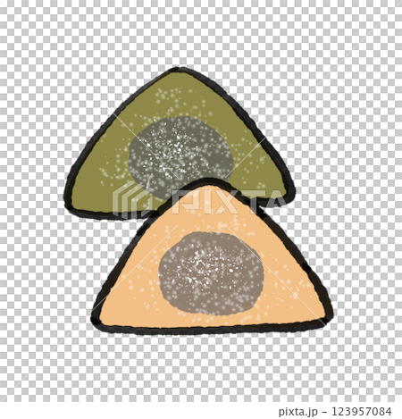 生八つ橋のイラスト 123957084