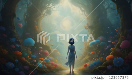 異世界の少女 123957373