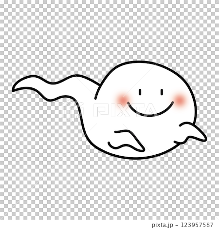 Ghost moving forward Ghost moving forward 123957587