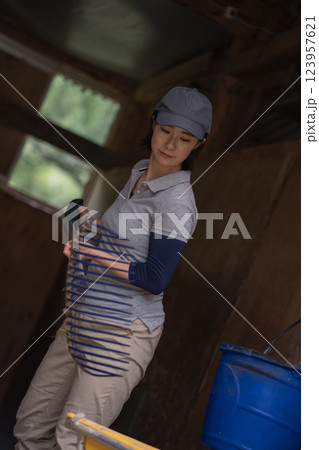 involved with horses 123957621