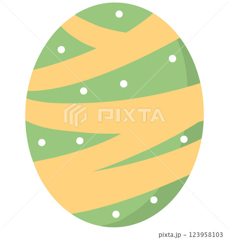 Easter Egg cute pattern Illustration 123958103