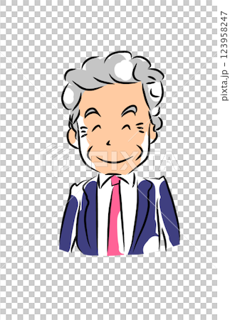 格好いいシニア 123958247