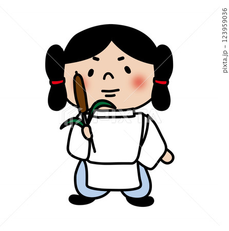 ガマの穂を持つ大国主 123959036