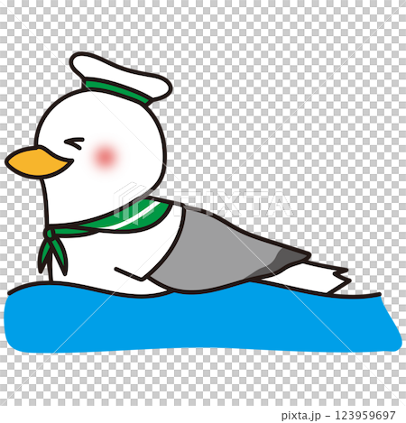 游泳 海鷗 水手 綠色 2 游泳 海鷗 水手 綠色 2 123959697
