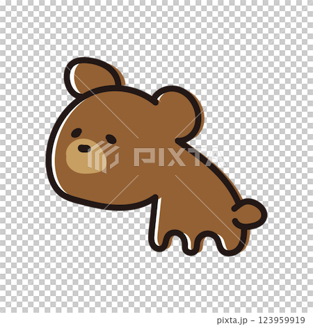 Sad Animal Series: Bear 123959919