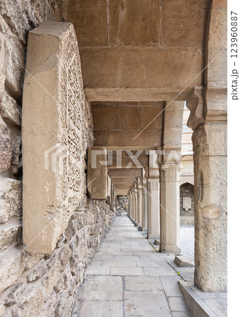 Khanqah complex courtyard in Baku's Old Town, aka Icherisheher, Azerbaijan Khanqah complex courtyard in Baku's Old Town, aka Icherisheher, Azerbaijan 123960887