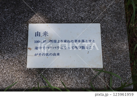【沖縄】茅打バンタ 123961959