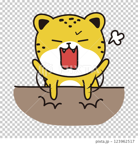 獵豹生氣了,敲打桌子 獵豹生氣了,敲打桌子 123962517