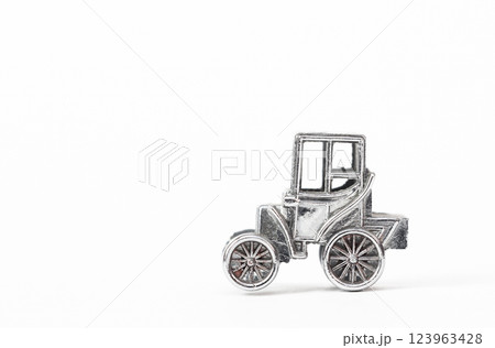 Metal model of the ancient car Metal model of the ancient car 123963428