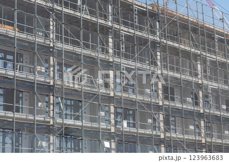 建設中マンション 123963683