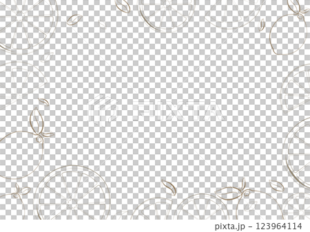 Illustration frame of cut lemons and leaves Illustration frame of cut lemons and leaves 123964114