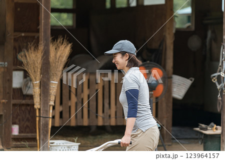 involved with horses 123964157