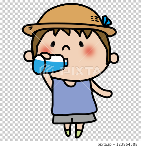Child (boy) hydrating Child (boy) hydrating 123964388