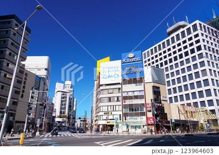 東京 神宮外苑 外苑前駅周辺の風景 東京 神宮外苑 外苑前駅周辺の風景 123964603
