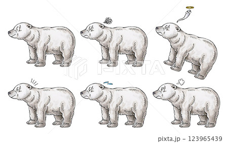 シロクマセット 123965439
