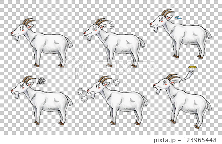 Goat Set Goat Set 123965448