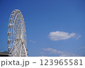 白い観覧車に乗りたい魚雲 123965581