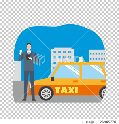出租車和司機 出租車和司機 123965776