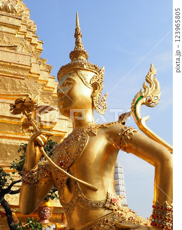 ワット プラケオ 半人半鳥像 123965805