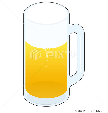 ジョッキビール 123966368