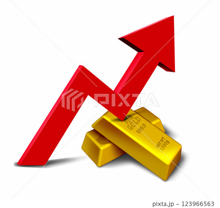 Gold Prices Rising Gold Prices Rising 123966563