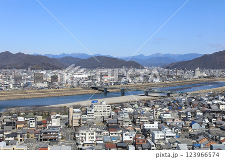 岐阜市役所展望台からの景色 岐阜市役所展望台からの景色 123966574