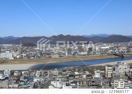 岐阜市役所展望台からの景色 岐阜市役所展望台からの景色 123966577