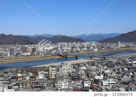 岐阜市役所展望台からの景色 岐阜市役所展望台からの景色 123966578