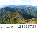 鹿島槍ヶ岳登山から見える風景 123966789
