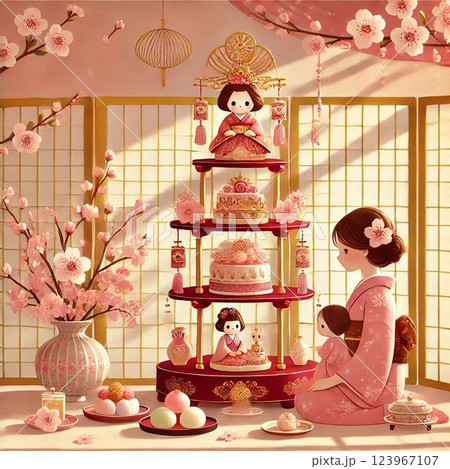 ひな祭り 123967107