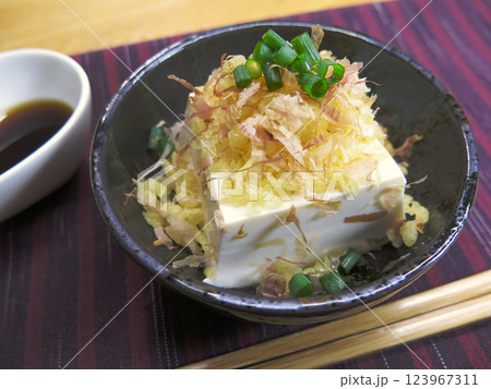 天かす冷奴 天かす冷奴 123967311