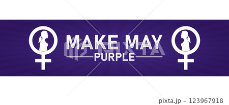 Make May Purple Make May Purple 123967918
